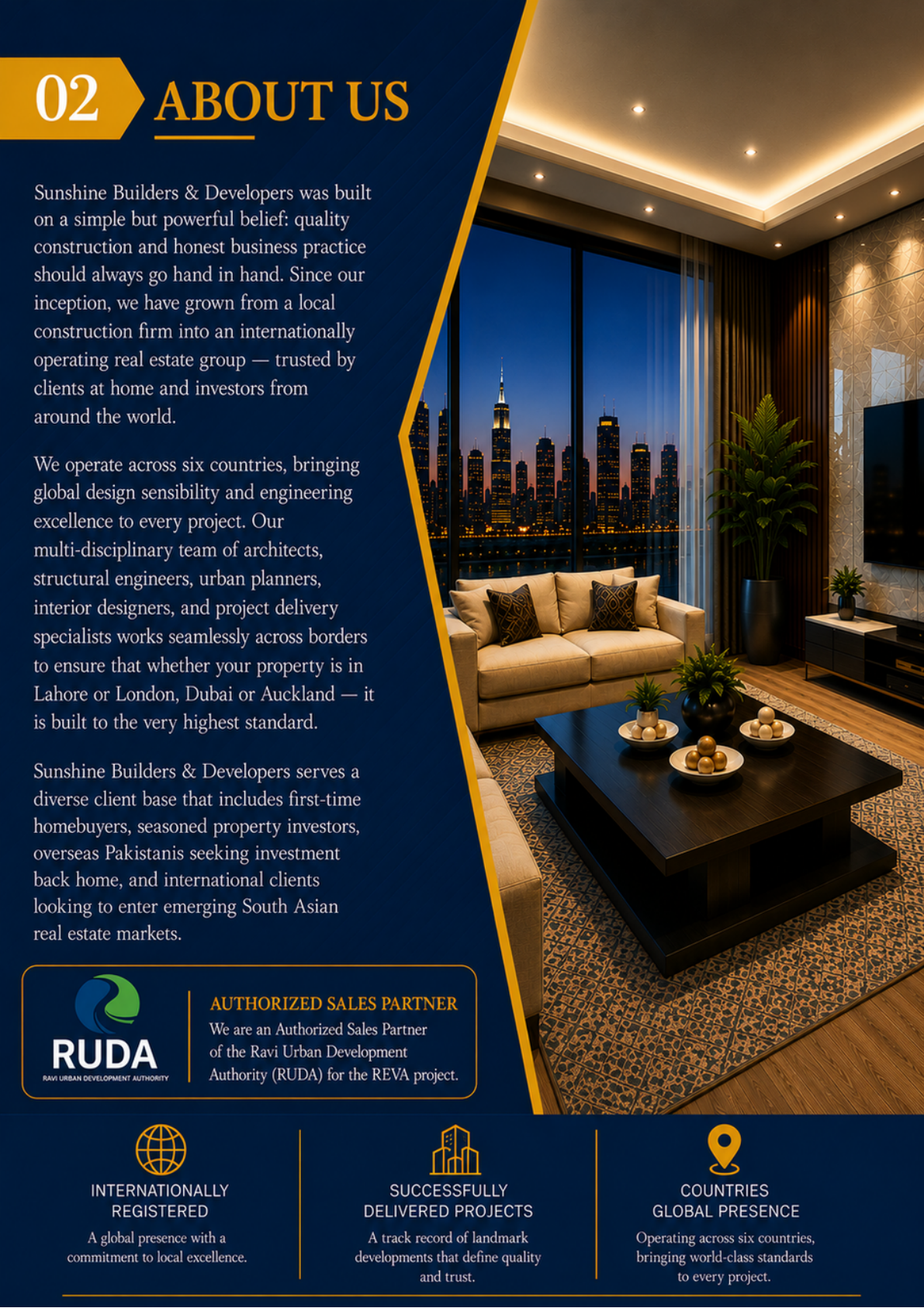 Sunshine Builders interior showcase
